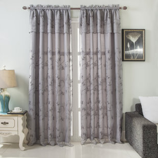 linden street single curtain rod